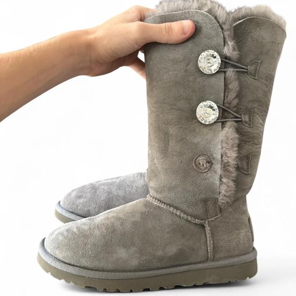 Ugg Womens Sparkly Boots SZ 6 - Picture 1 of 4